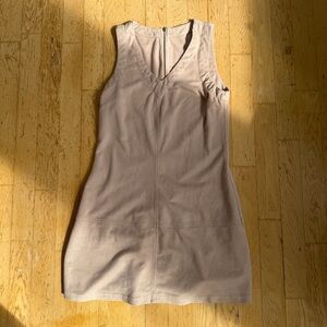 Retro Suede Mini Dress